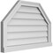 Ekena Millwork Octagonal Top Surface Mount PVC Gable Vent w/ 2"W x 2"P Brickmould Sill Frame, 30"W x 20"H GVPOT30X2003SN - alternate 2